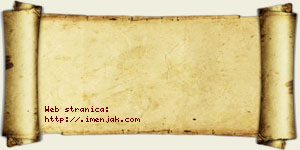 Danica Mandić vizit kartica